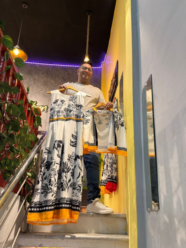 MUSTARD YELLOW MAXI + KOTI | CREPE STUFF | - Image 4